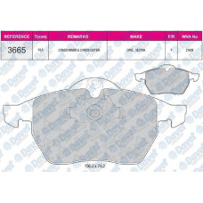 fren balatasi on wva 21829 opel vectra b 2-0i 2-5cd 16v 97-