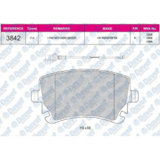 fren balatasi arka wva 23326  transporter t5  audi a6 2003-