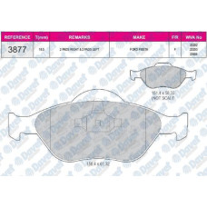 fren balatasi on wva 23203  fiesta v fusion ka 1-3 1-4 1-4tdci 2001-