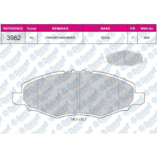 fren balatasi on hilux pick-up 2-5 d-4d 2005-