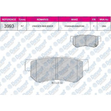 fren balatasi on wva 23543  kia sportage 2-0 16v 4wd elantra iii 2-0 getz 1-1 ma