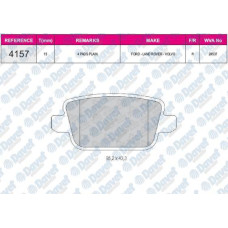 fren balatasi arka wva24496 s-max galaxy mondeo iv s80 ii v70 iii 07-