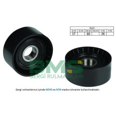 ALTERNATÖR GERGİ RULMANI CLIO II-KNG 1.6-1.4 16V LGN I-II 1.6 16V-MASTER-TRAFFIC