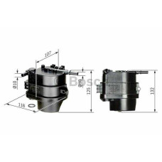 yakit filtresi isiticisiz e-no:0986tf0147 p206 p307 1-4hdi c2 c3 1-4hdi  fiesta