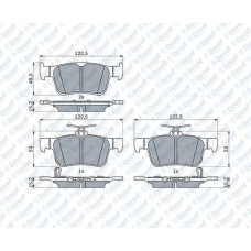FREN BALATASI ARKA WVA 22429 HONDA CIVIC X 1.5 VTEC 1.6 I-DTEC 1.6 I-VTEC FC5 17