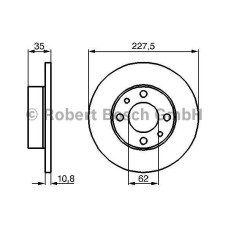 fren diski on 4d-227-5mm m131 dks 72-