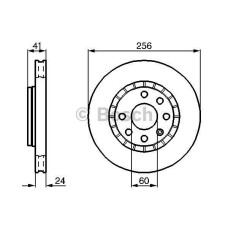 fren diski on havali 256mm opel vectra b 1-6i 1-8i 2-0i 95- astra-f 1-6i 16v 94