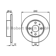 fren diski on 4d-240mm uno 70 1985-