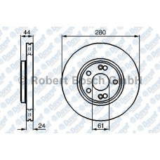 fren diski on havali 280mm espace iii 96-02 laguna i 93-01 safrane i 92-96 safra