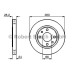 fren diski on havali 260mm p406 95-