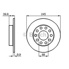 fren diski arka a4 00-09