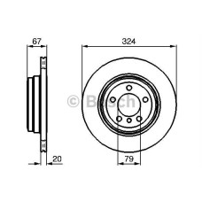 fren diski arka bmw 7 serisi  e 6566  730i 735i 730d