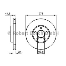 fren diski on havali 278mm tourneo connect 02- transit connect 02-