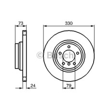 fren diski on havali  330 24-22-4mm   bmw 3 seriso  e90 e92