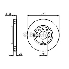 fren diski on 278mm opel corsa d 1-7cdti 06-