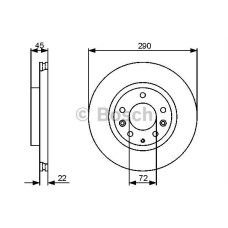 fren diski on 290mm mazda mx-5 07-2005-