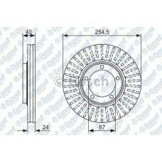 fren diski on havali 255mm hyundai starex 2-5tci 2-5crdi 2-5tci 10-