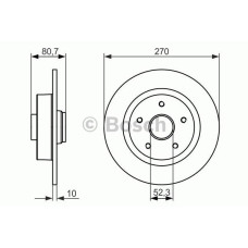 fren diski arka 280mm renault megane ii 2-0dci scenic ii 2-0dci 04-