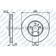 fren diski on havali 288mm bora 98-05 golf iv-v 97-08 new beetle 99-10 polo 01-