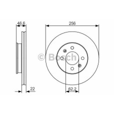 fren diski on havali 256mm hyundai accent era kia rio ii 1-5crdi 1-6 2005-