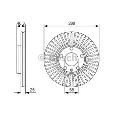 fren diski on havali 288mm volkswagen passat variant96- audi a4 1-6 1-8t a6 94-