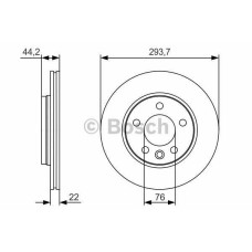 fren diski arka e-no:0986479097 havali 294mm vw transporter v t5 1-9tdi 2-0 2-5t