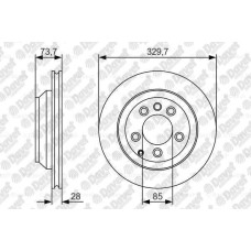 arka disk porsche cayenne 3-2 03-07