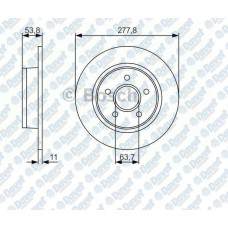 fren diski arka ford connect tourneo 1-8tdci 1-8tdci 1-8i 02- eski no: 09864790