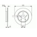 fren diski arka 270mm  auris e15 1-3 1-4 1-6 2-0 d4d 2006- corolla 1-4d-4d 2008