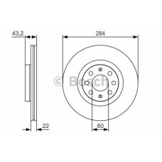 fren diski on havali 280mm punto 09- grande punto 05- punto evo 08-12 corsa d