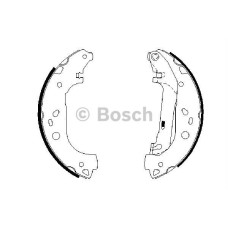 e:no bosch f026004667 arka balata pabuclu ford transit v227 tourneo connect