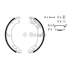 el fren balatasi  17242 mm  eski no: f026004712 fiat ducato  243244245 kasa