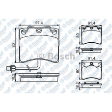 fren balatasi arka wva 23176 vw transporter caravelle t4 0990-