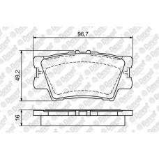 fren balatasi arka wva 24338 toyota rav 4 iii 06-11 camry 06-11e-no:0986tb3118