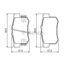 fren balatasi arka wva 21720  honda cr-v ii 0702- stream rn 0501-