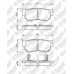 fren balatasi arka sonata matrix 1-8 01- getz 03- tucson 04- santa fe 01- d-