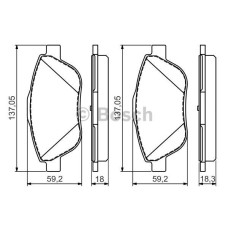 fren balatasi on citroen c3 picasso 1-4 1-6 1-6hdi  2009-