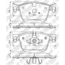 disk balata on wva 25833 1553x706x170 mm peugeot 308 ii citroen c4 picasso ii