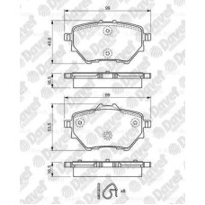 arka fren balatasi wva 25839 16-5 mm 308 ii 1-2vti 1-2thp 1-6 2-0hdi 13- c4 pica