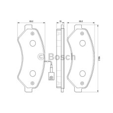 0986tb3029 fren balatasi on fiat ducato peugeot boxer citroen jumper 2-2hdi 3-0h