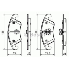 fren balatasi on 0986tb3032 audi a4  8k28k5  11-2007-  a5  8t  06-2007- -