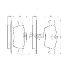 e-no: 0986tb2451 fren balatasi arka wva 23334 mercedes e serisi  w211 cls c219 c