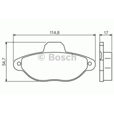 fren balatasi on wva 21436  fiat punto 1-2i 60  0999-