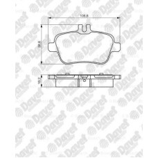 fren balatasi arka w117 cla 220 cdi 117-303-cla coupe-cla 250 117-344 13