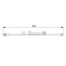 e:no bosch 1987473060 fren balatasi ikaz kablosu 557mm porsche 911 996 3-6 carre