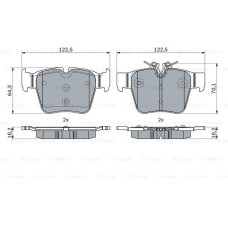 FREN BALATASI ARKA MERCEDES W205 S205 C253 X253