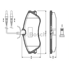 ÖN BALATA PARTNER-BERLINGO 07/96 XSARA 04/97 P306 05/93-05/01 FİŞLİ