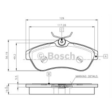 ÖN FREN BALATASI CITROEN C2 06 09 C3 03 10