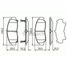 ÖN BALATA HONDA CIVIC SEDAN 07-11 - FRV 07