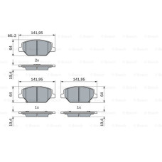 ÖN FREN BALATASI OPEL INSIGNIA B 18 17 İNÇ JANT